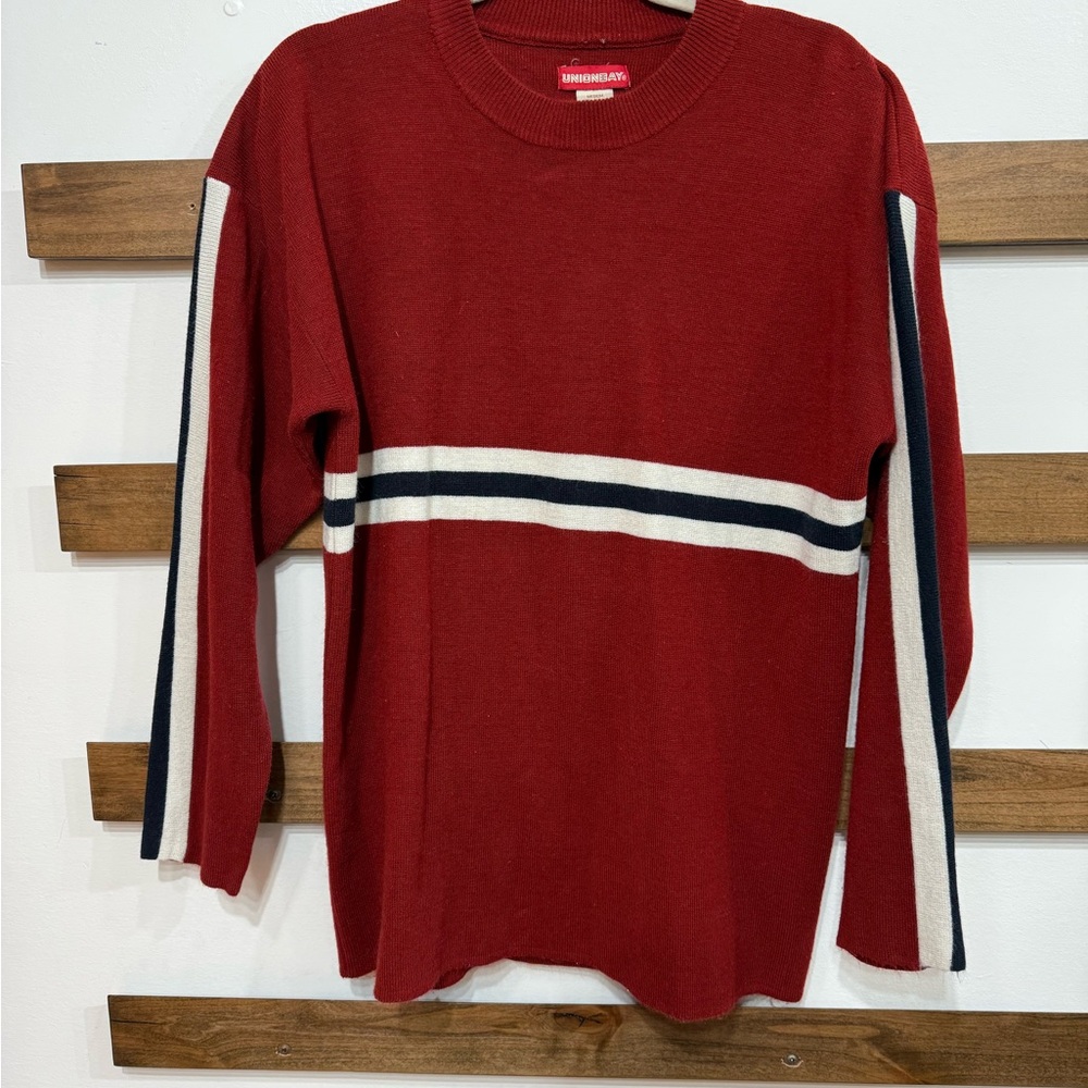 UNIONBAY Vibrant vintage  Red Knit Sweater